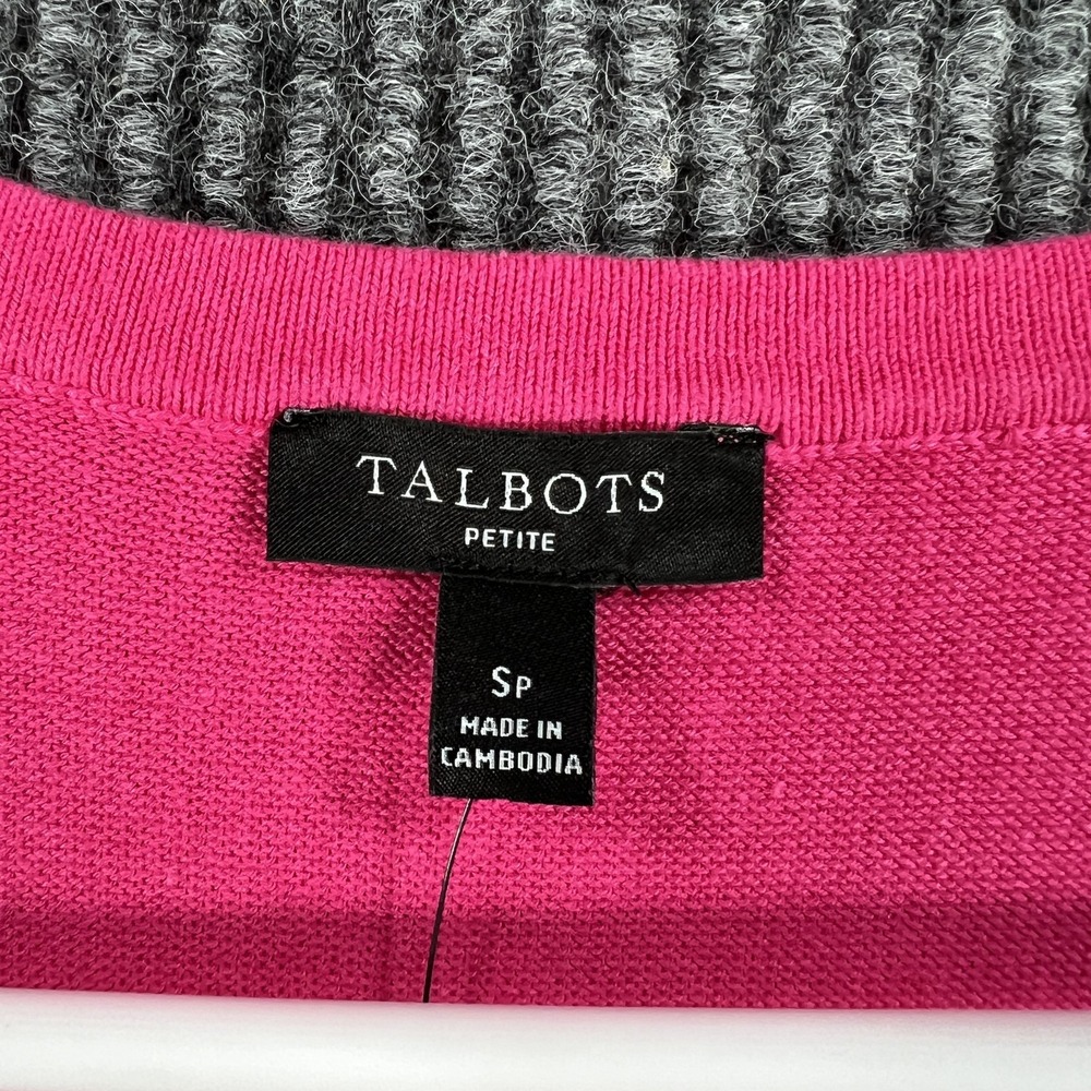 Talbots Sweater Womens Petite Small Sleeveless Pullover Knit Stretch Comfort - Picture 6 of 11